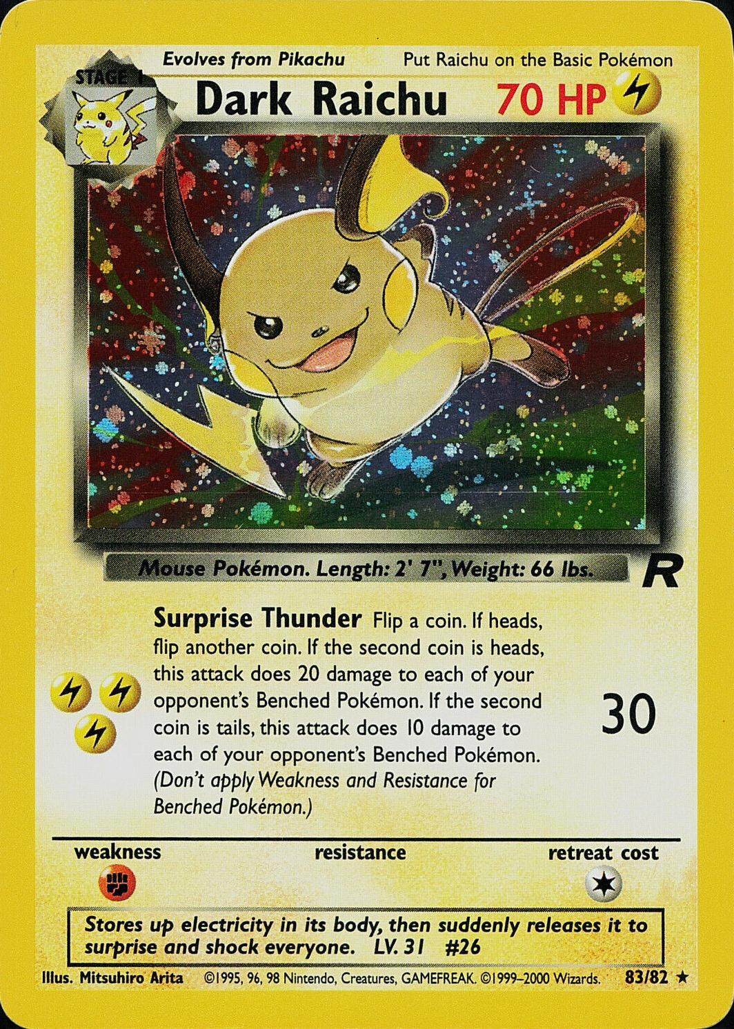 Dark Raichu #83