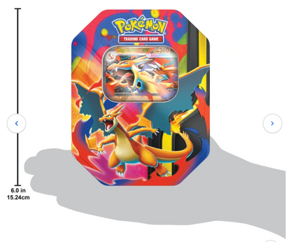 Pokémon Trading Card Game (TCG): Mega Charizard Y ex Tin Assortment